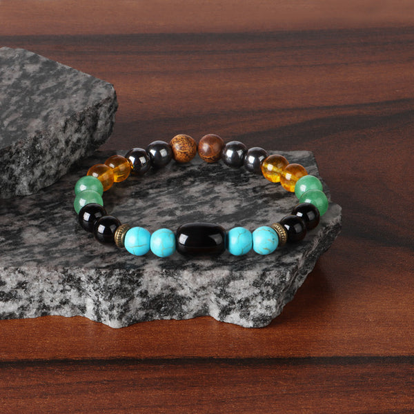 TCC™ Natural Crystals Dhan & Goodluck Yog Abhimantrit Bracelet